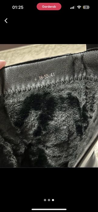 Зимние сапоги челси