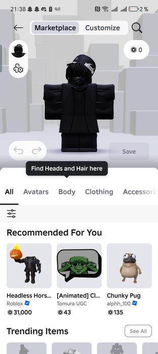 Аккаунт Roblox!!