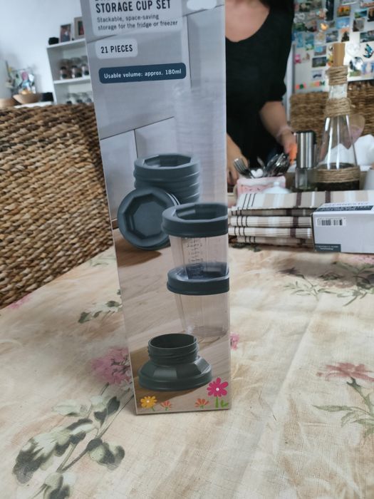 Set pahare stocare lapte matern 180 ml buc,21 piese