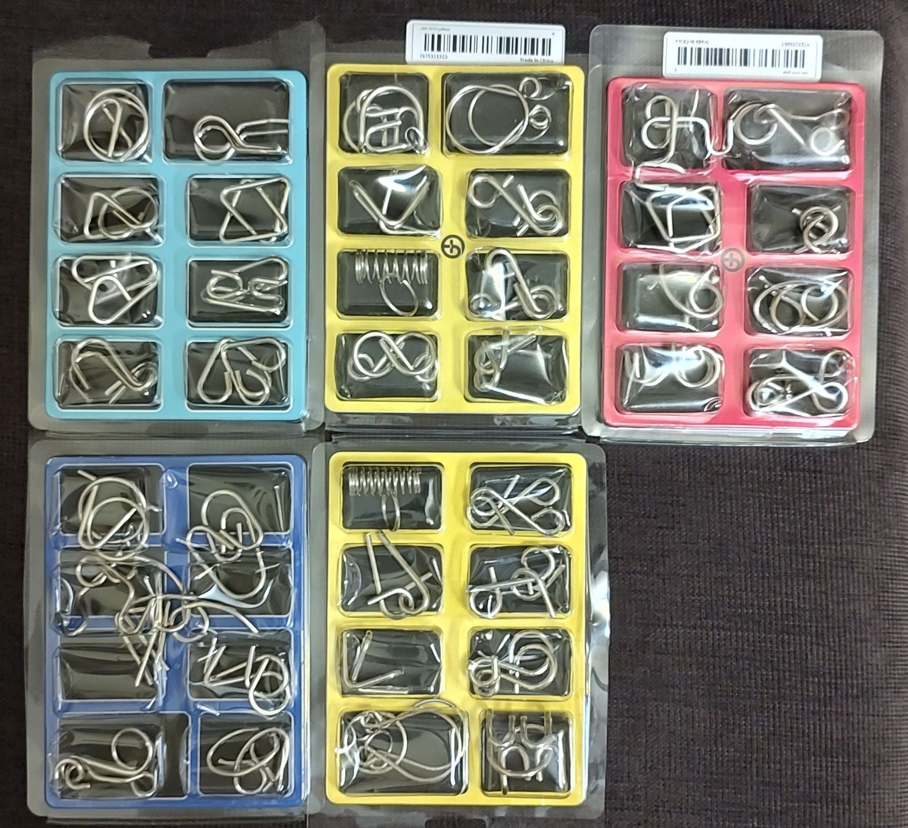 Seturi puzzle-uri oțel inox