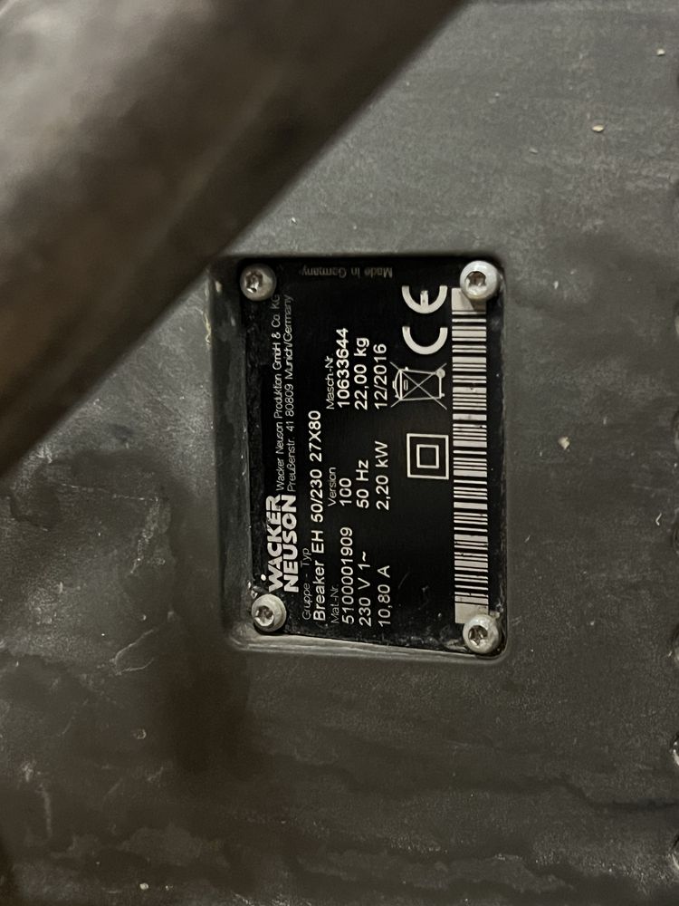 Wacker Neuson EH50 къртач