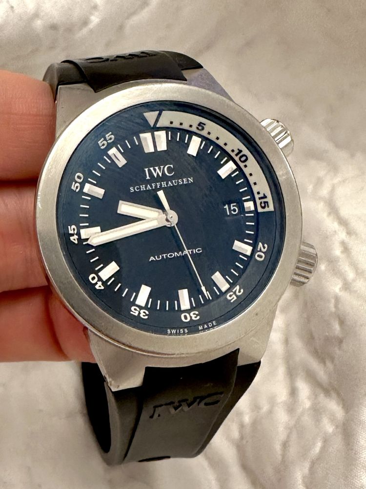 Iwc Aquatimer Otel 42mm Automatic Curea Cauciuc IW354805