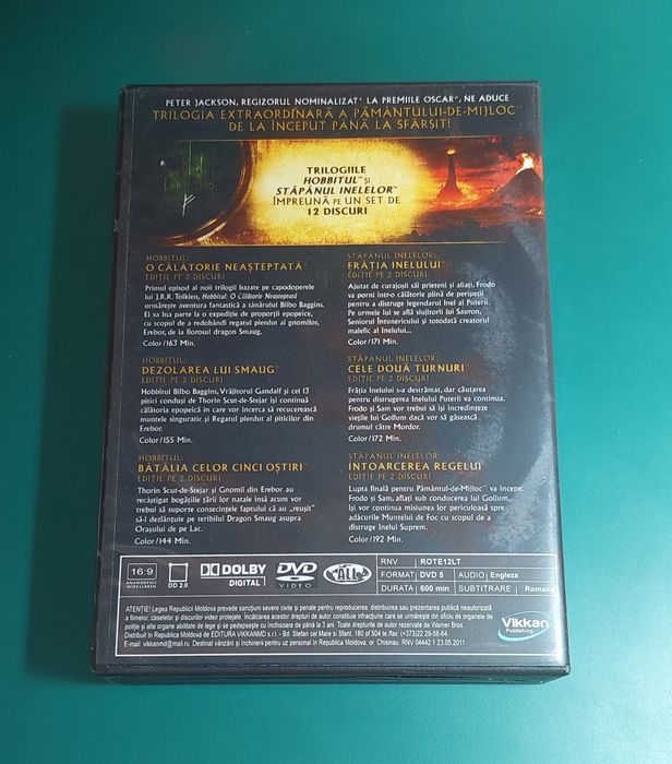 Stăpânul Inelelor Trilogia si Hobbit Trilogia - subtitrat romana