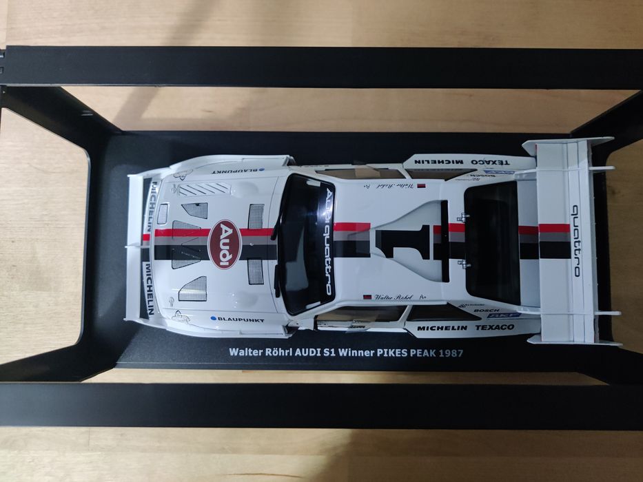 Macheta Audi Sport quattro S1 E2 Winner Pikes Peak 1:18 WERK83