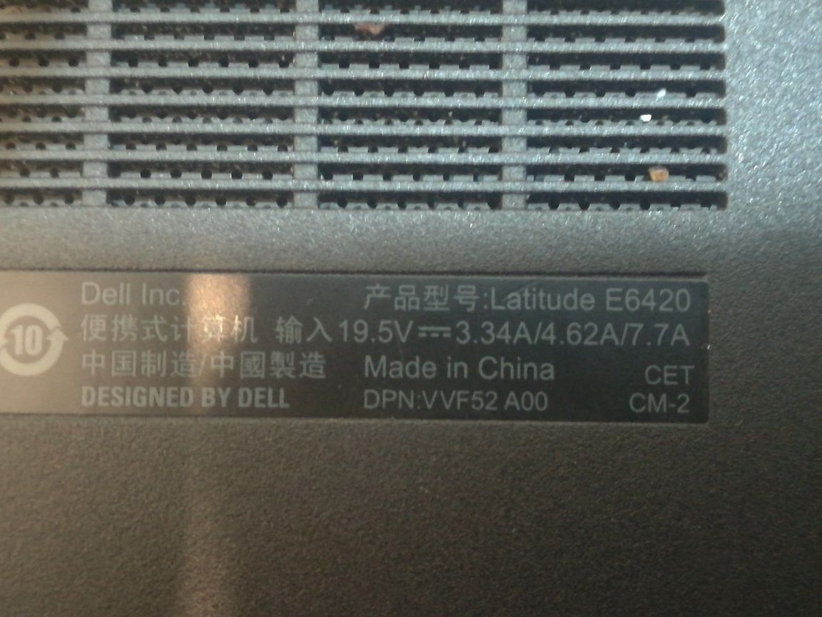 Dell latitude E 6420