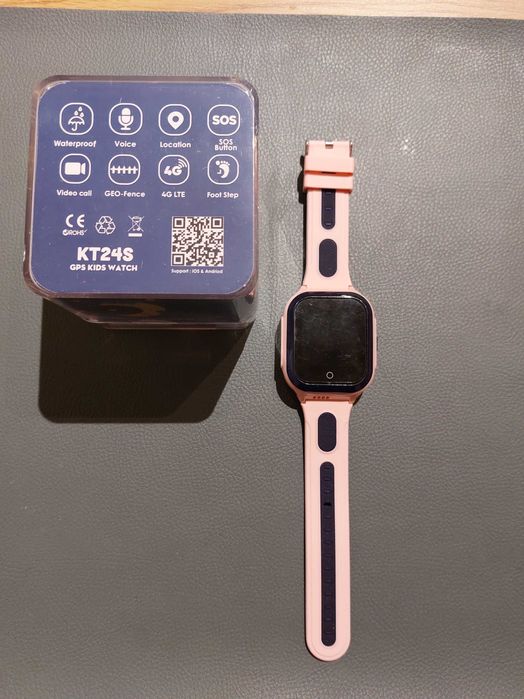 Ceas Smartwatch Pentru Copii, Wonlex KT24S, Roz, cu Localizare GPS