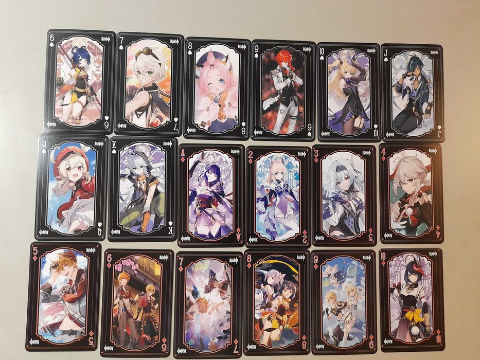 Genshin Impact - Cartii de joc / Cartonase, Personaje