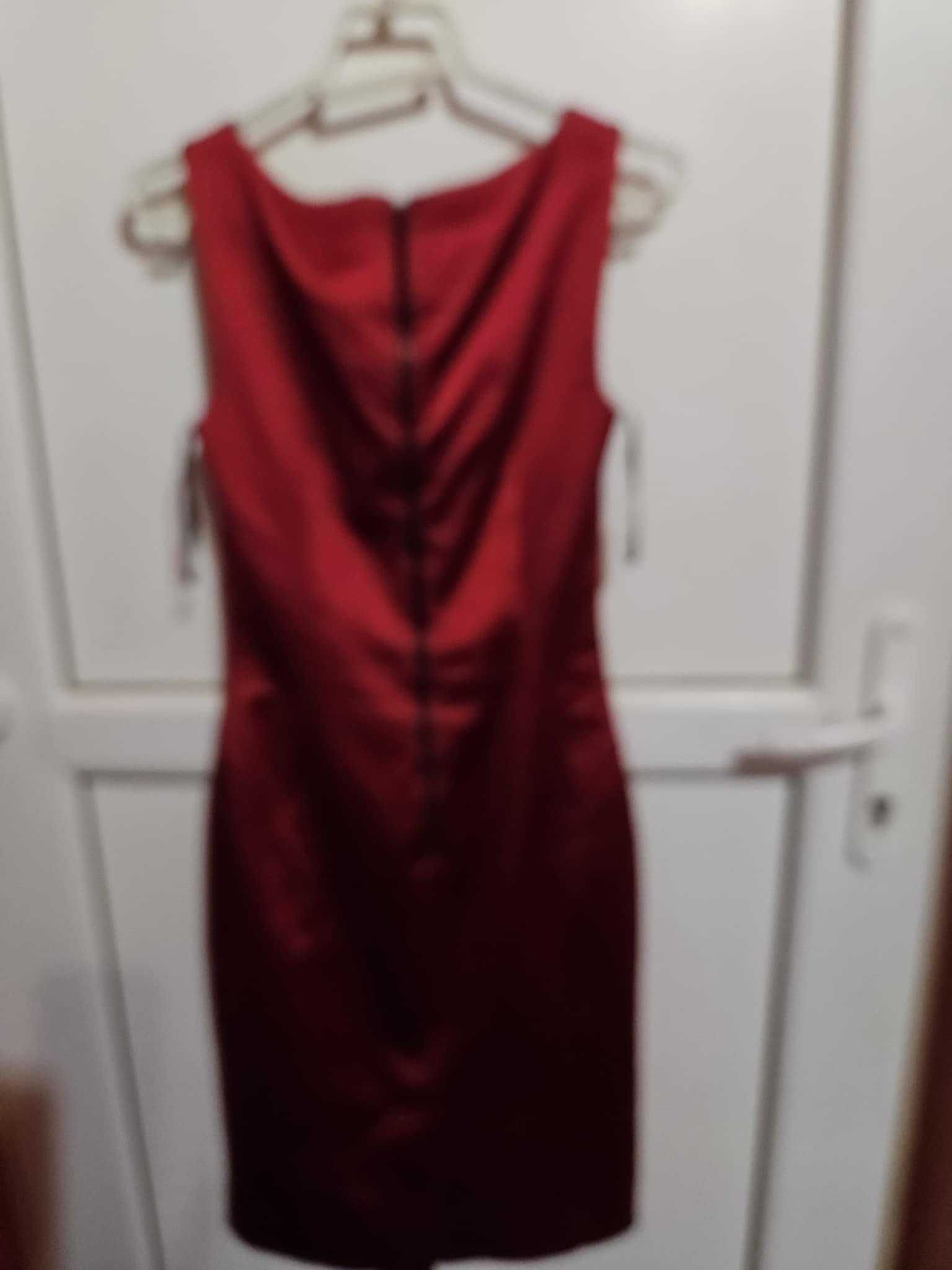 Rochie midi din satin drapat M;40 Dolce & Gabbana.