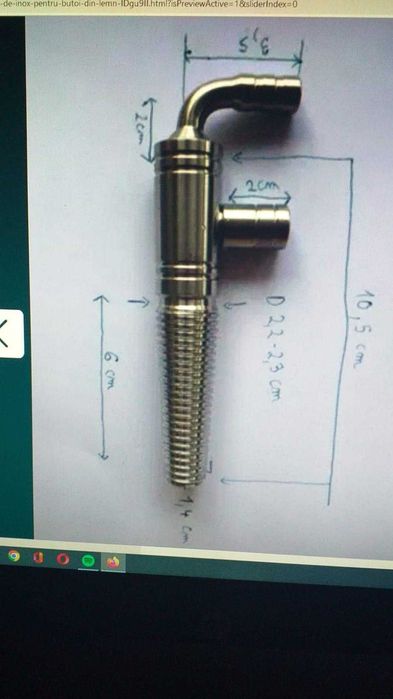 Canea butoi INOX diferite marimi