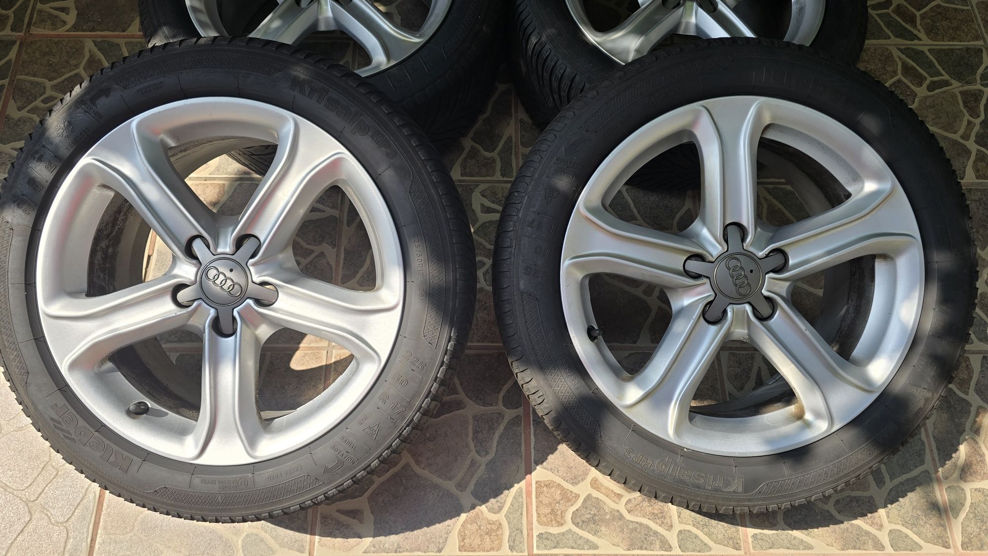 Jante aliaj 5x112 audi Anvelope 225 50 r17 roti a4 b8 b9 a5
