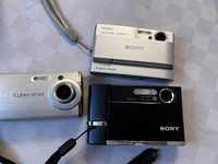 3 camera Sony Cyber-Shot japoneze  colectie functionale cu acumulator