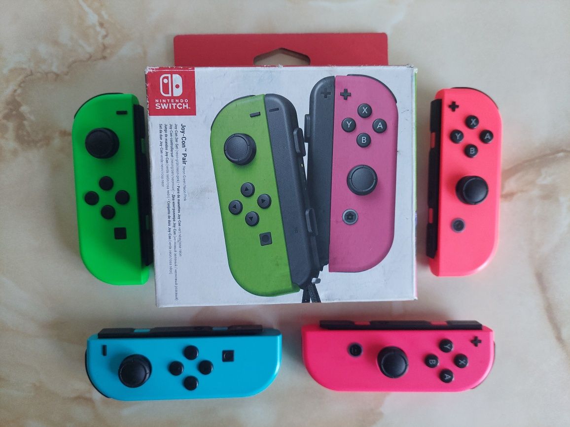 Vând două perechi de Joy-Con uri pentru Nintendo Switch //poze reale