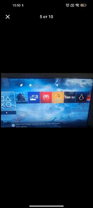 Продавам PS4 SLIM 1TB с Хак 9.00