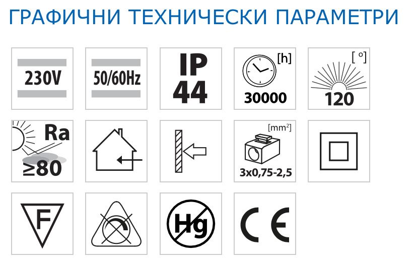 Vivalux LED ТЯЛО ЗА БАНЯ ARBA LED ∙ 8W ∙ 4000K ∙ IP44