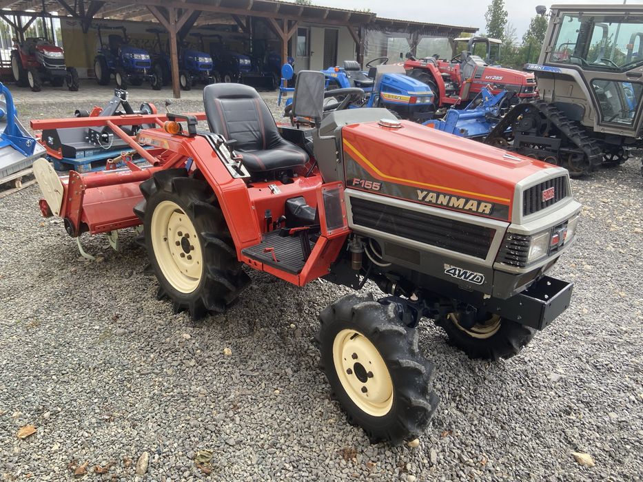 Tractor japonez Yanmar F155, 4x4, 15cp cu freza