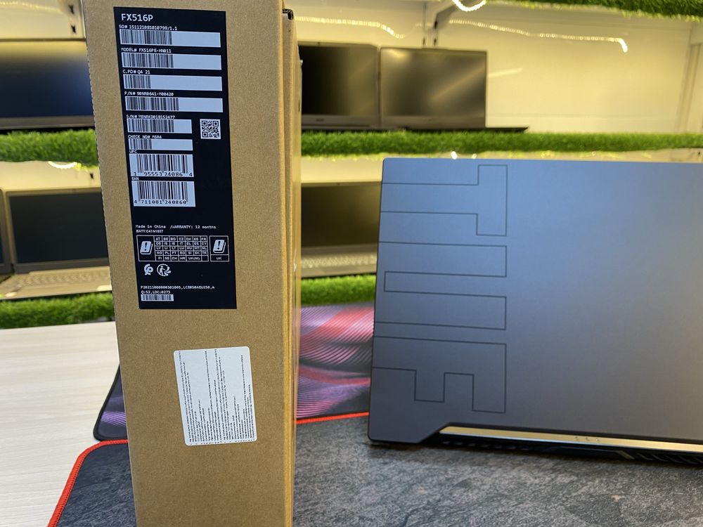 Игровой Ноутбук Asus TUF Dash F15 Core i5-11300H! 16GB! RTX 3050Ti 4GB
