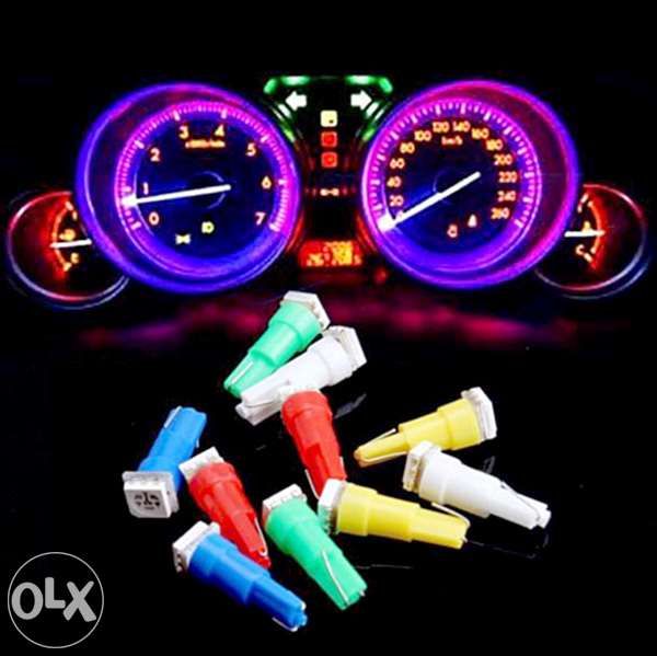 Т5 1хLED Крушки за авто табло, 12V