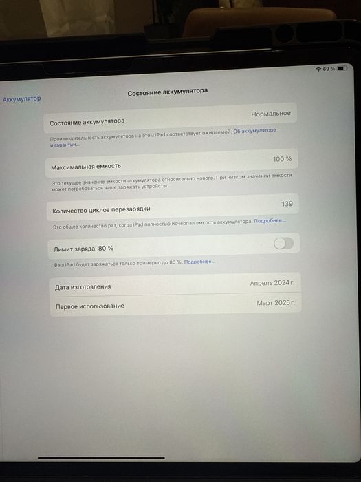 Ipad Air M2 - 13’ 128 GB