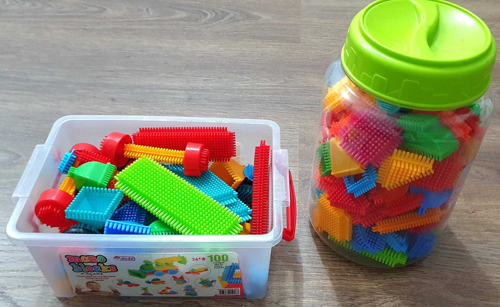 Set cuburi de construit mono blocks - Bristle Blocks