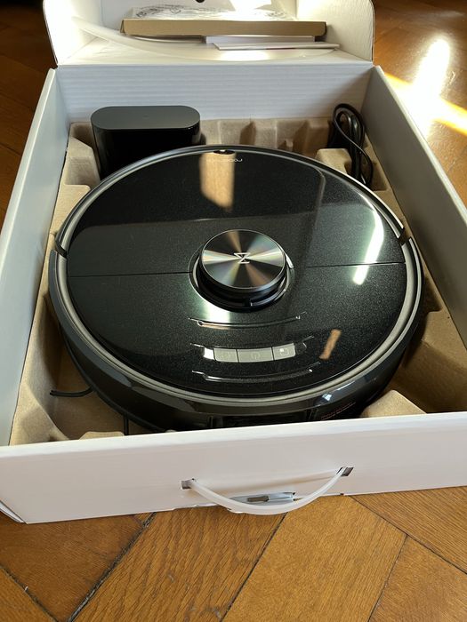 Robot Roborock S6 MaxV ReactiveAI Navigatie LiDAR Mop WiFi Negru