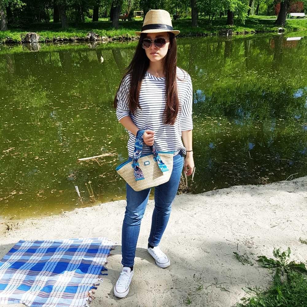 Чанта Davi Jones лятна слама