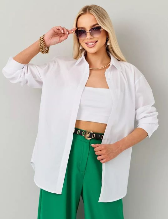 Рубашка белая базовая 42 см