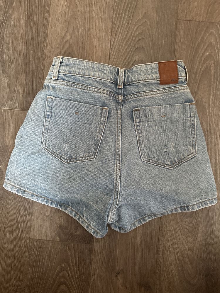 Дънкови къси панталони Zara