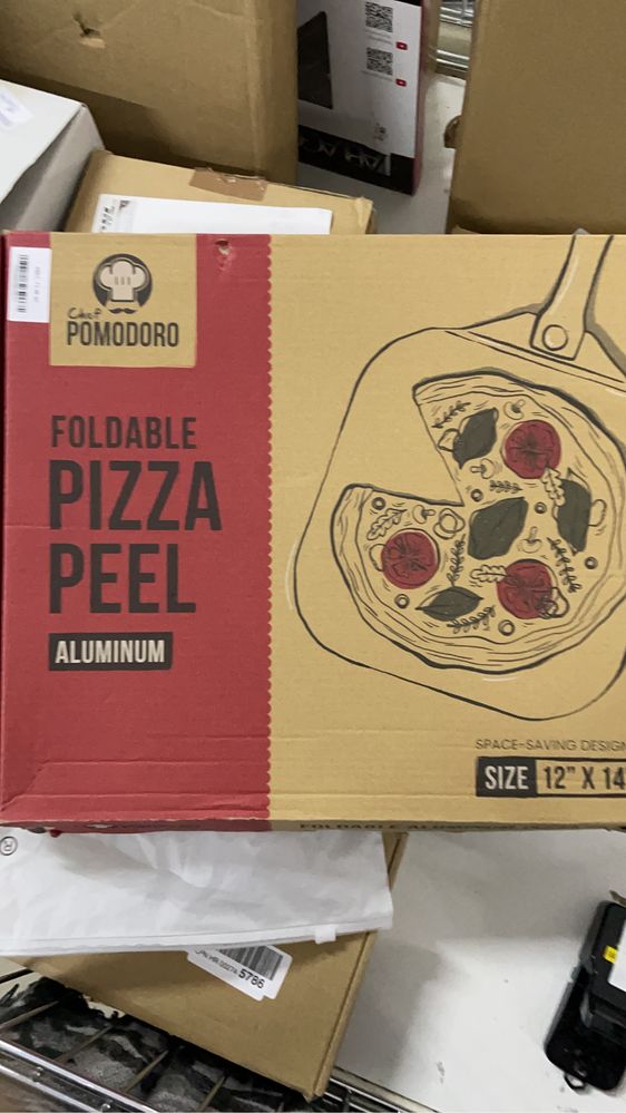 Paleta pizza aluminiu pliabila