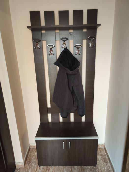 Cuier hol cu banca si pantofar