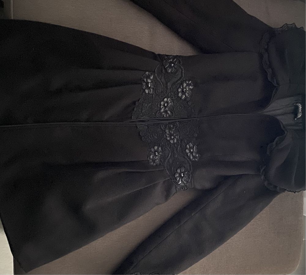 Palton calduros negru