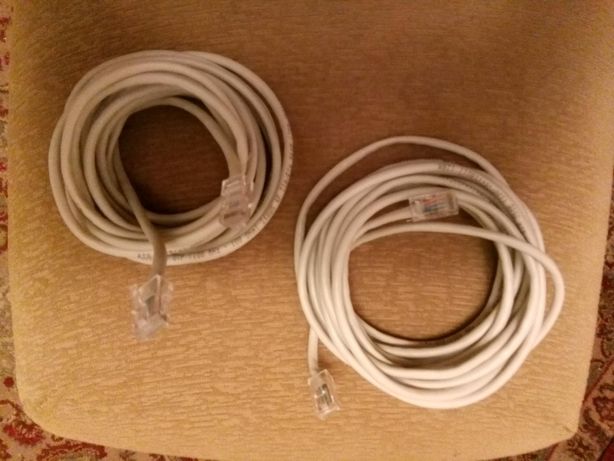 2 Cabluri UTP (4,15m - 4,8m) cu mufe UTP