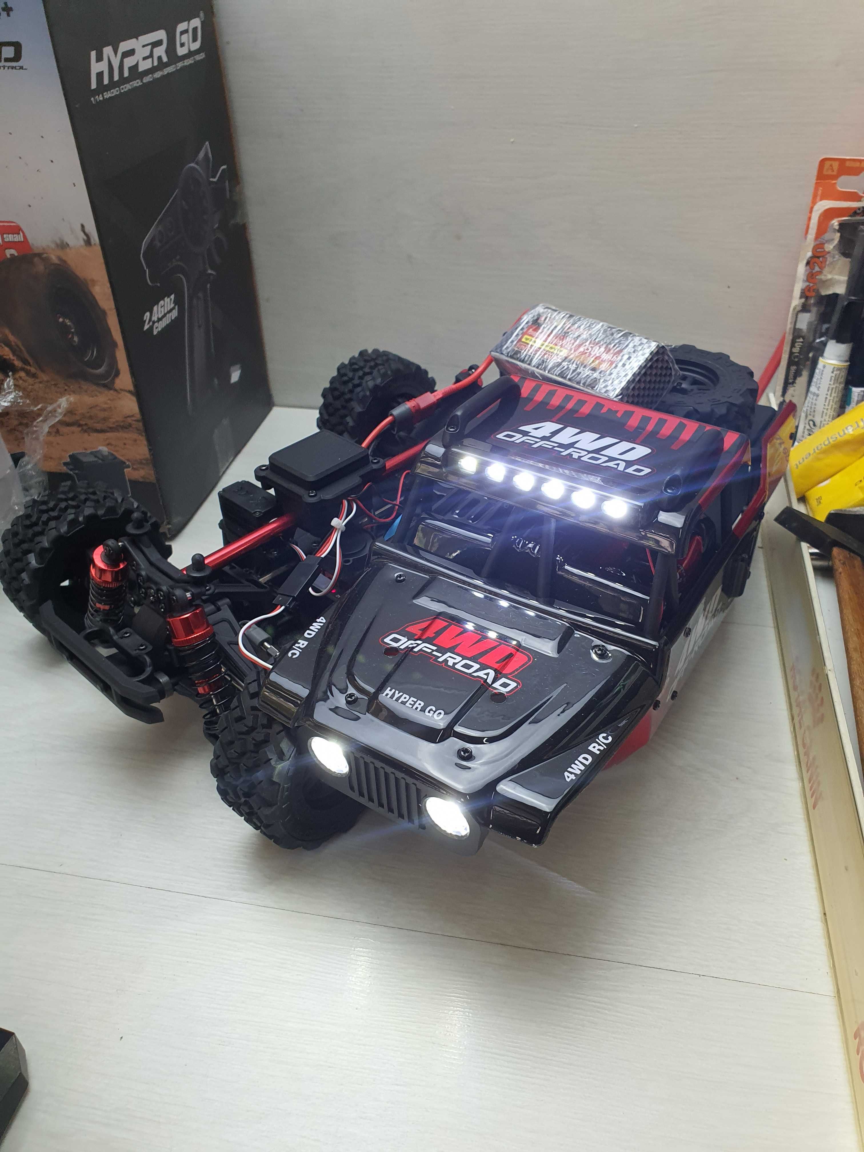 RC Количка MJX 1/14 Hyper Go 14209 80KM/H Brushless RC Car 4WD - Нова