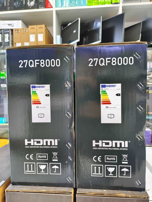 Монитор Immer 27" 2K 180Hz IPS QHD 27QF8000 (HDMI+DP) НОВЫЙ