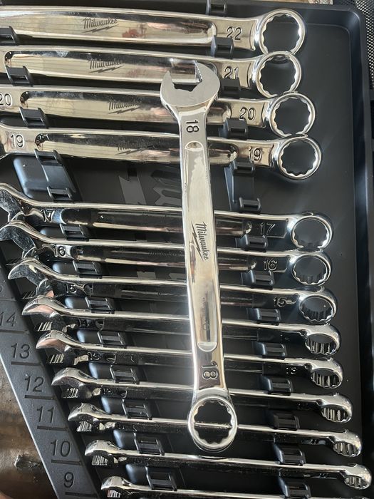 Set chei combinate inelare fixe milwaukee