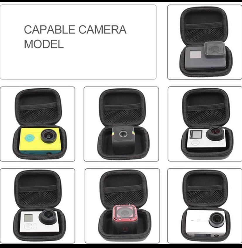 Folie protectie GoPro 8 + Geanta camera GoPro