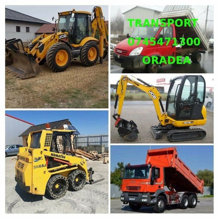 Miniexcavator cu forța mare, picon închiriat dumper bobcat sapat canal