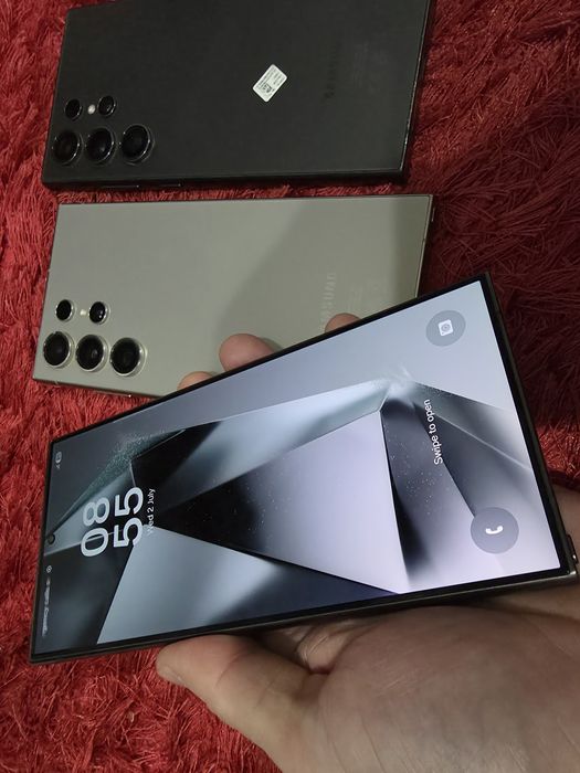 -Samsung S24Ultra, 256Gb, 12Ram, doar telefonul, impecabil, Negru-Grey