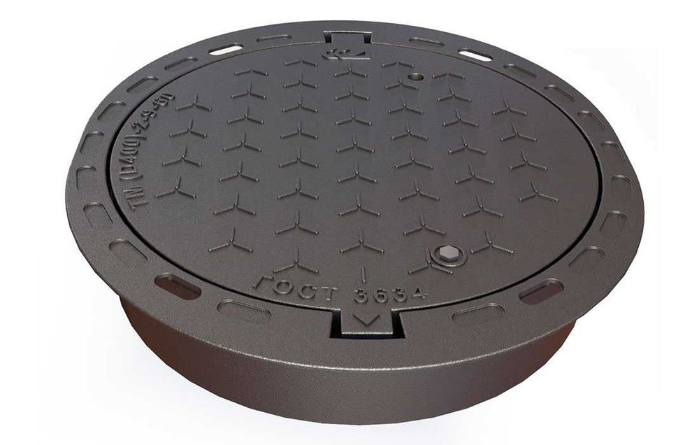 Канализационные люки чугунные и полимерные, доставка