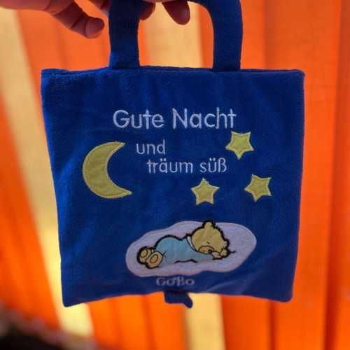Книга от плат GoBo, книга за лека нощ, книга за бебета, книжка