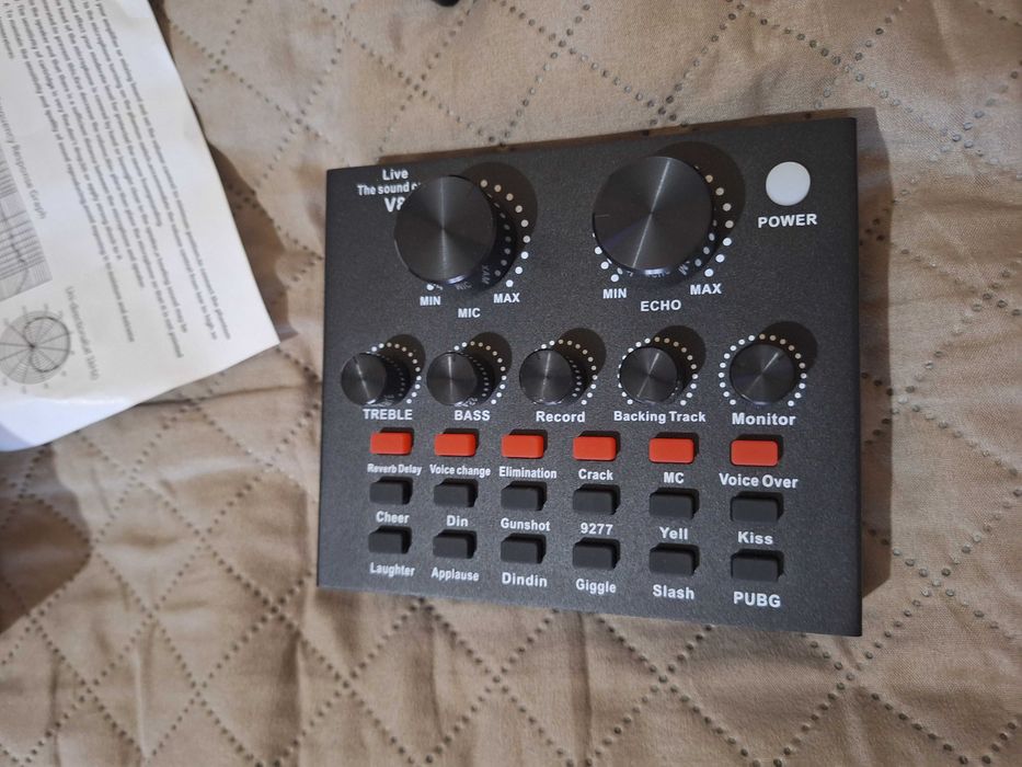 Microfon profesional, condensator, folosit, in stare perfecta