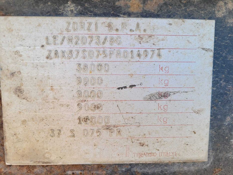 Semiremorca basculabila Zorzi - an 2008