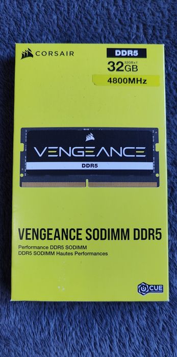 CORSAIR SODIMM DDR5, 4800MHz 32GB (1x32)