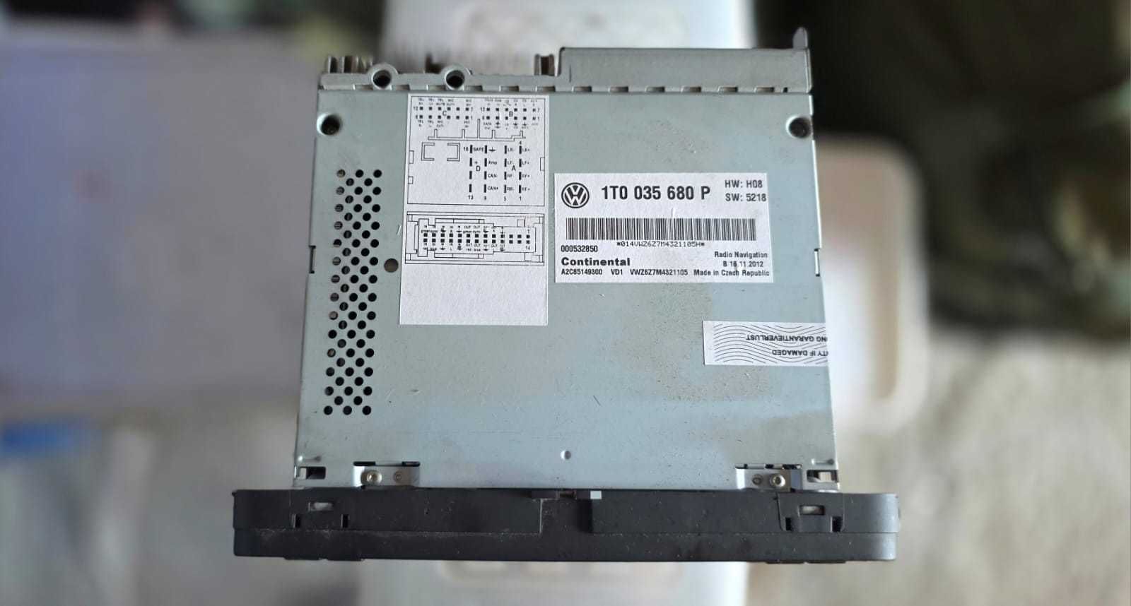 Navigatie Auto RNS 510 LED hard 80 GB touran vw VAG.