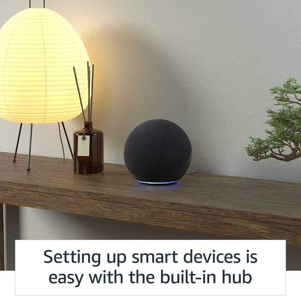 Amazon Alexa Echo (най-новият модел) високоговорител с премиум звук