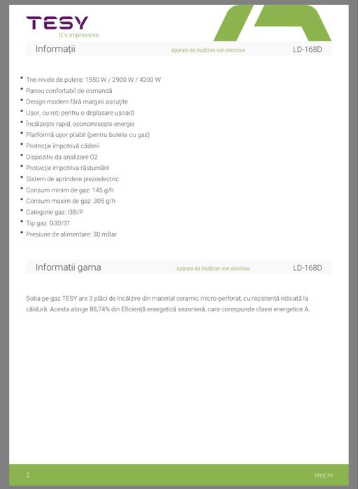 Soba pe gaz, mobila tesy, cu tot cu butelie.