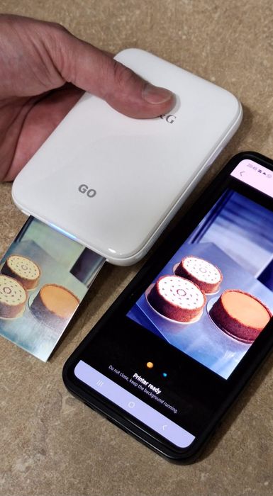 Mini imprimanta foto color