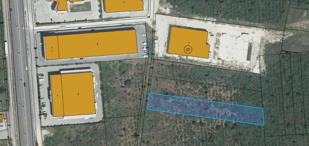 Парцел за продажба с локация - Индустриална зона Юг