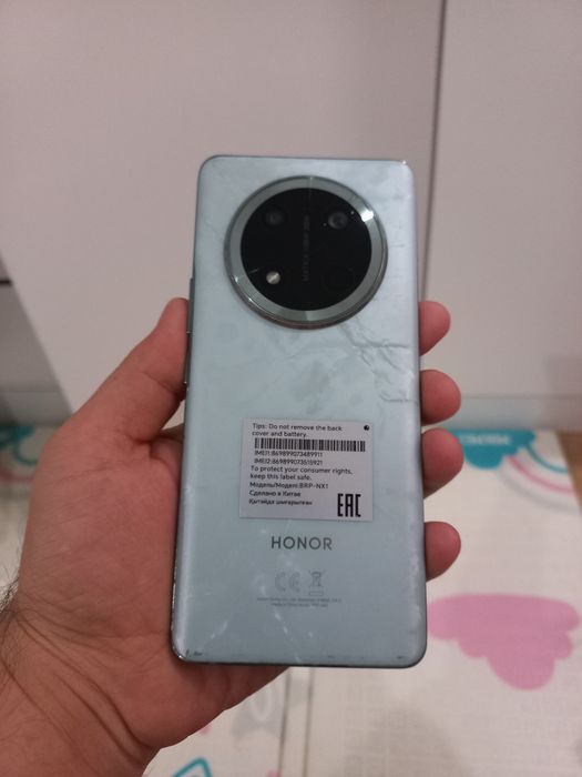 Honor X9C 12/256 Cyan, коробка