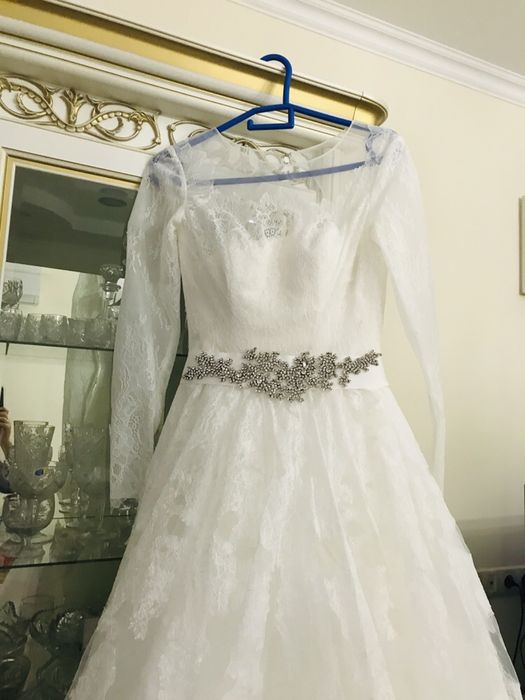 Итальянское Свадебное платье после химчистки ИЛИ ОБМЕН
