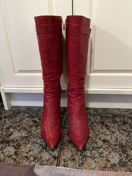 Дамски ботуши, естествена кожа, N 36